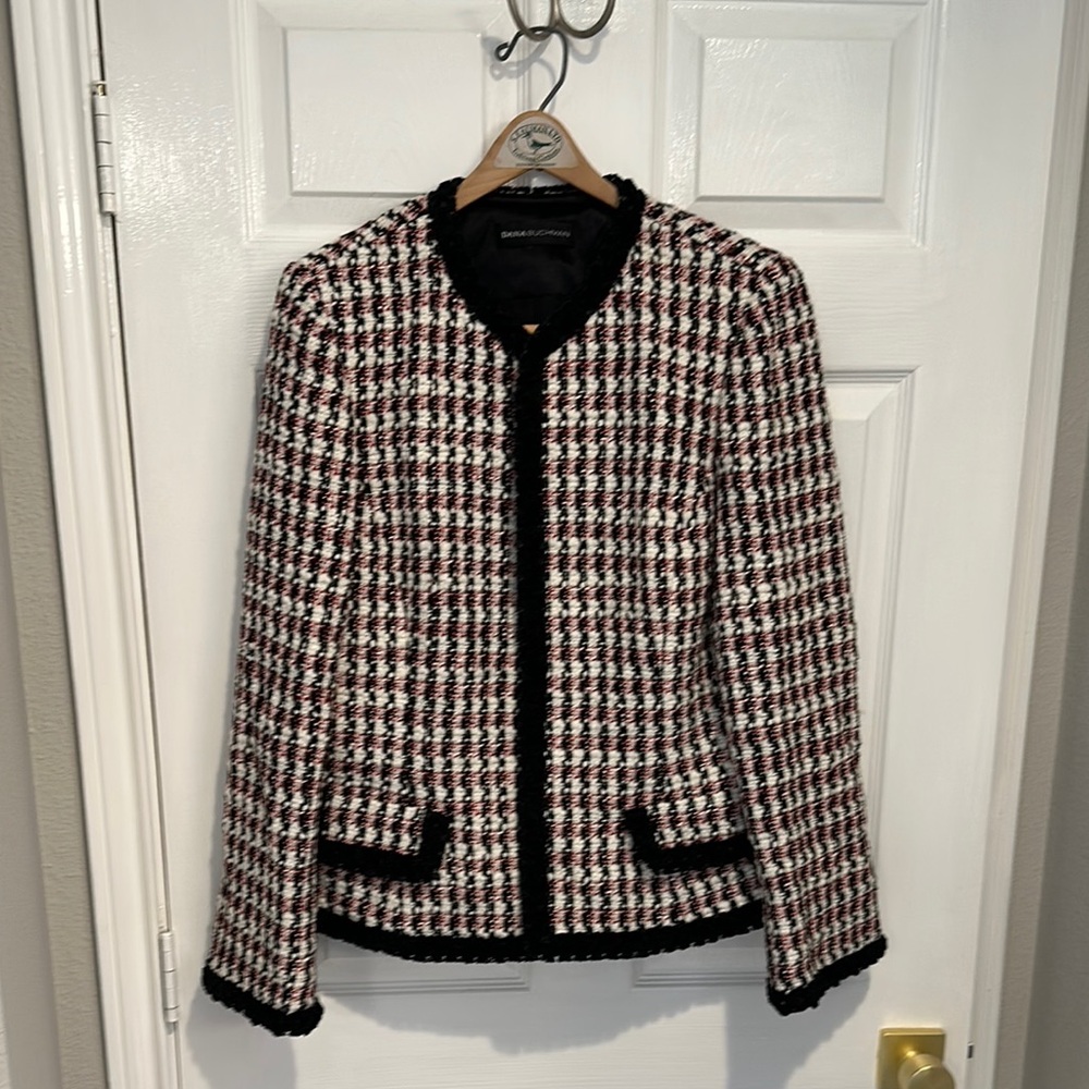 Black and White Tweed Jacket